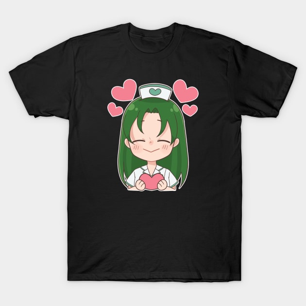 Love! Nurse Mori Anime Character T-Shirt by zim9